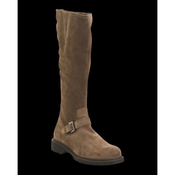 La Canadienne Women's Taupe Tall Knee-High Boots - Size 5 Medium, New In Box - Picture 2 of 6